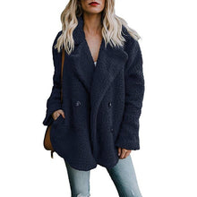 Load image into Gallery viewer, Women's Jackets Winter Coat Women Cardigans Ladies Warm Jumper Fleece Faux Fur Coat Hoodie Outwear Blouson Femme S-5XL Plus Size
