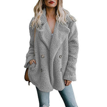 Load image into Gallery viewer, Women's Jackets Winter Coat Women Cardigans Ladies Warm Jumper Fleece Faux Fur Coat Hoodie Outwear Blouson Femme S-5XL Plus Size