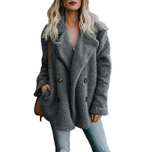 Load image into Gallery viewer, Women's Jackets Winter Coat Women Cardigans Ladies Warm Jumper Fleece Faux Fur Coat Hoodie Outwear Blouson Femme S-5XL Plus Size